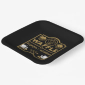 wafelkok papieren bordje (Gebogen)