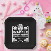 wafelkok papieren bordje (Feest)