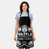 wafelkok schort (Gedragen)