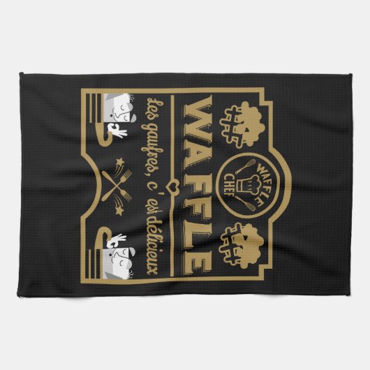 wafelkok theedoek (Horizontaal)