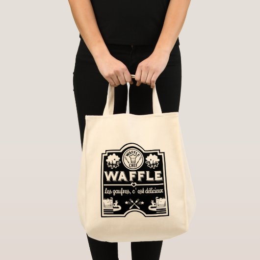 wafelkok tote bag (Voorkant (product))