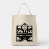 wafelkok tote bag (Achterkant)