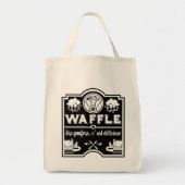 wafelkok tote bag (Voorkant)