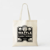 wafelkok tote bag (Achterkant)
