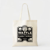 wafelkok tote bag (Voorkant)