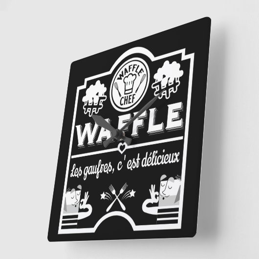 wafelkok vierkante klok (Hoek)