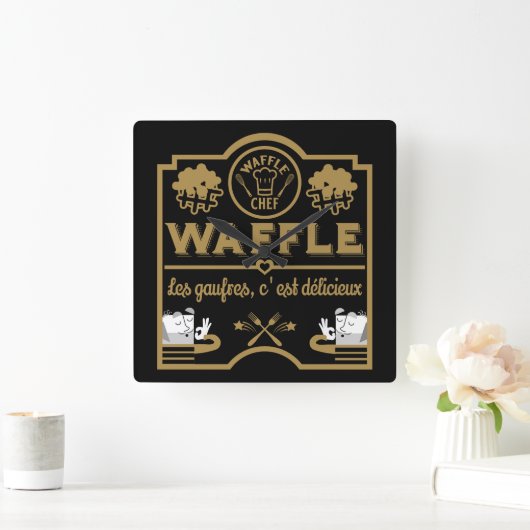 wafelkok vierkante klok (Huis)