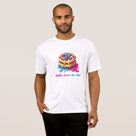 Wafelliefhebber T-shirt (Voorkant volledig)