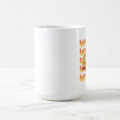 Wafels bedekt met aardbeien koffiemok (Center)