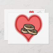 wafels briefkaart (Voorkant / Achterkant)