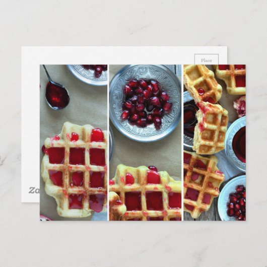 Wafels Briefkaart (Voorkant / Achterkant)