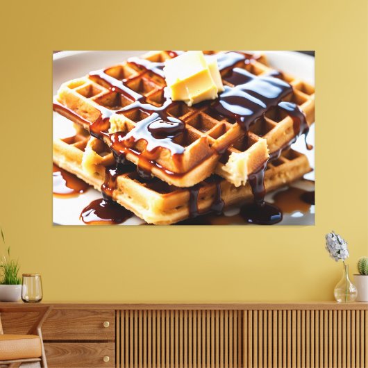 Wafels Canvas Afdruk (Insitu (Woonkamer))