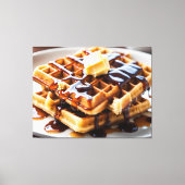 Wafels Canvas Afdruk (Voorkant)