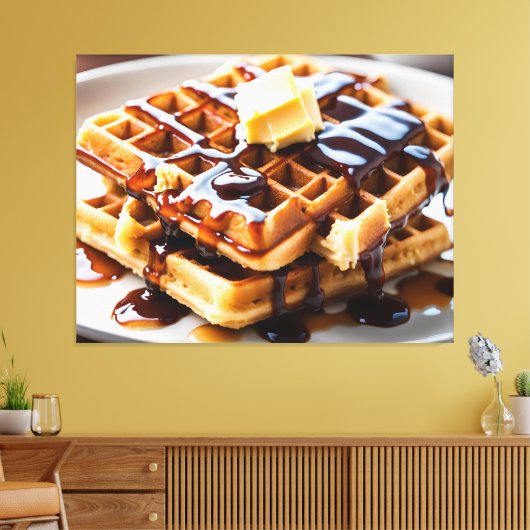 Wafels Canvas Afdruk (Insitu (Woonkamer))