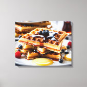 Wafels Canvas Afdruk (Voorkant)