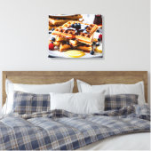 Wafels Canvas Afdruk (Insitu (Slaapkamer))
