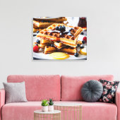 Wafels Canvas Afdruk (Insitu (Woonkamer))