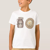Wafels en esdoornspriet t-shirt (Voorkant)