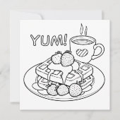 Wafels en koffie kleuren mij (Voorkant)