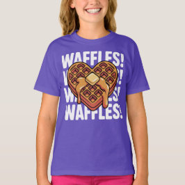 Wafels Hart Voor Ontbijtliefhebbers T-shirt