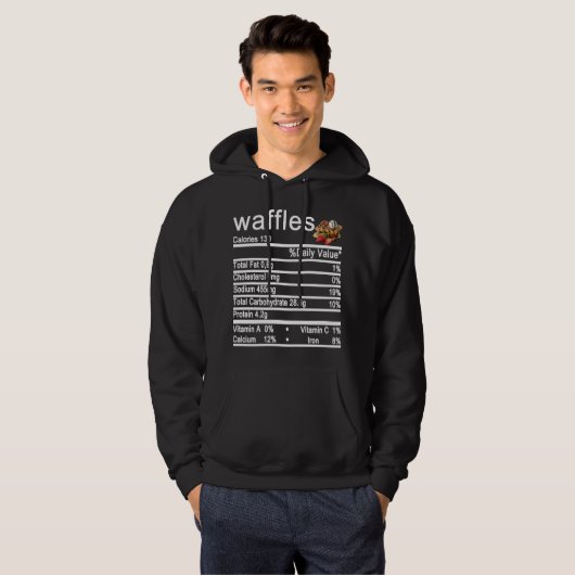 wafels hoodie (Voorkant volledig)