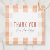 Wafels Koffie Fruiten Aquarel Bruids Brunch Bedankjes Labels (Achterkant)