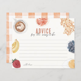 Wafels Koffievruchten Baby Brunch Advies Kaarten