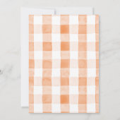 Wafels Koffievruchten Waterverf Baby Brunch Kaart (Achterkant)