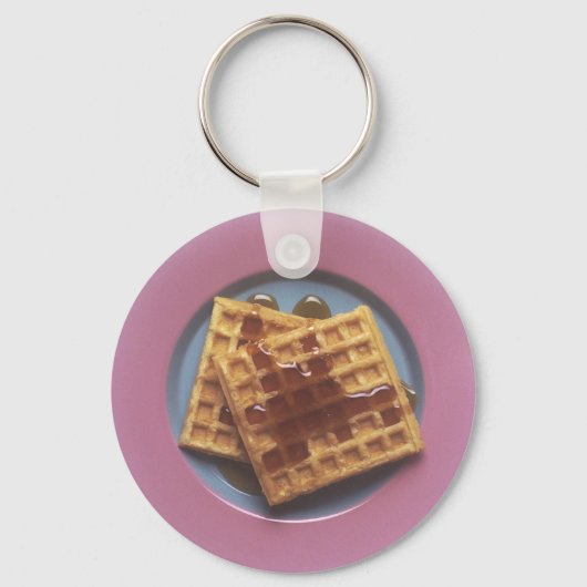 Wafels met stroop sleutelhanger (Voorkant)