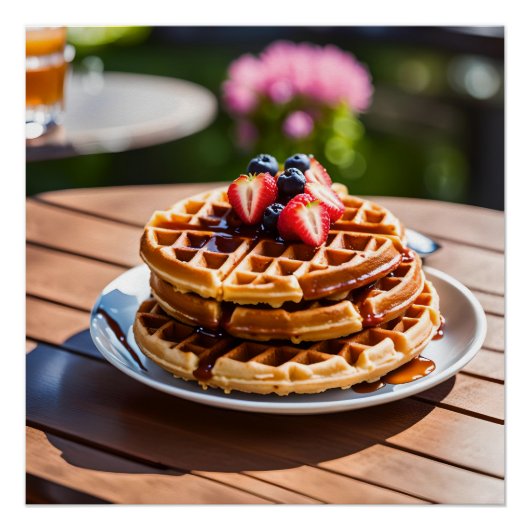 Wafels Perfect Poster (Voorkant)