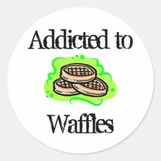 Wafels Ronde Sticker