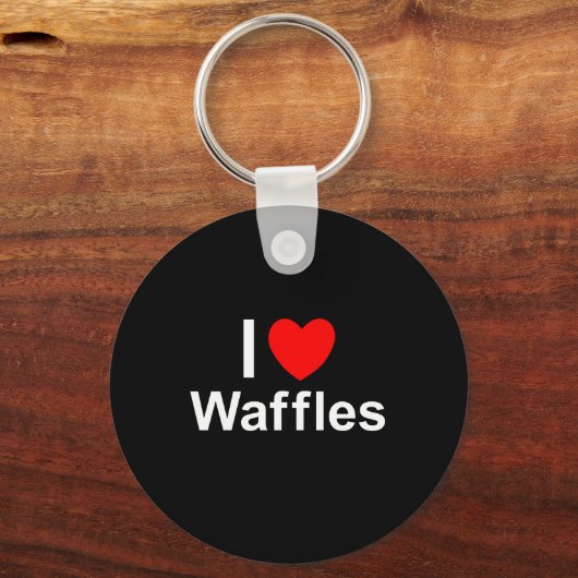 Wafels Sleutelhanger (Voorkant)