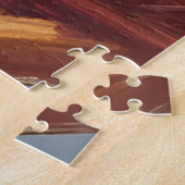 Wafels Stroop Ontbijt Aquarel Schilderij Legpuzzel (Zijkant)