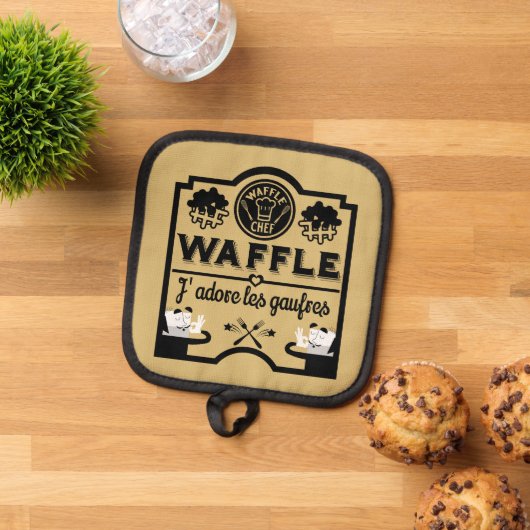 Wafels uit België Pannenlap (Top down)