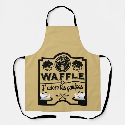 Wafels uit België Schort (Voorkant)
