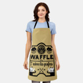 Wafels uit België Schort (Gedragen)