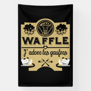 Wafels uit België Spandoek