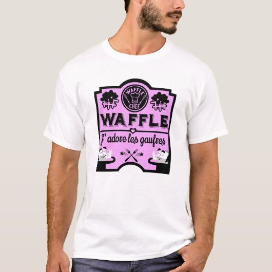 Wafels uit België T-shirt (Voorkant)