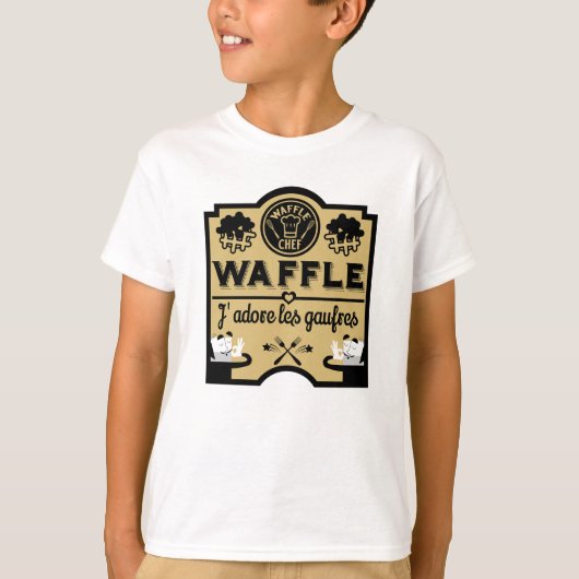 Wafels uit België T-shirt (Voorkant)