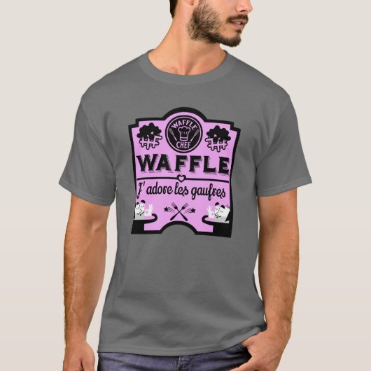 Wafels uit België T-shirt (Voorkant)