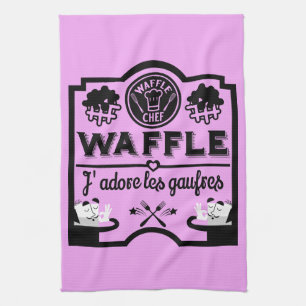 Wafels uit België Theedoek