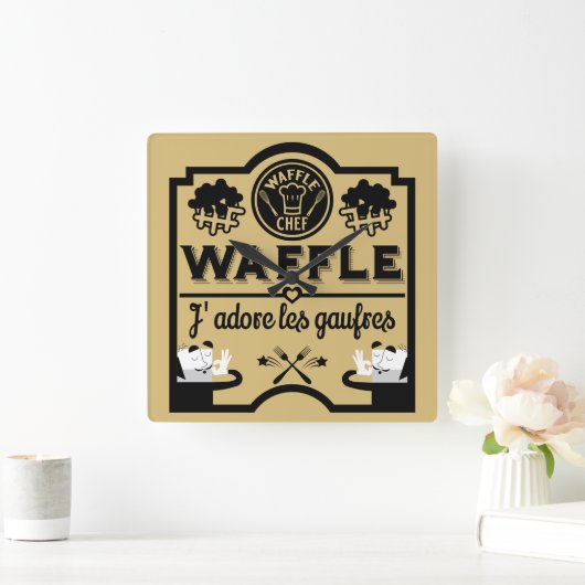 Wafels uit België Vierkante Klok (Huis)