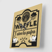 Wafels uit België Vierkante Klok (Hoek)