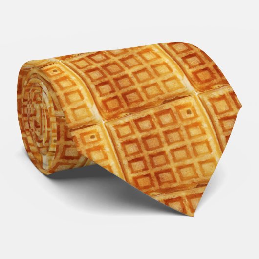 Wafels voor iedereen stropdas (Opgerold)