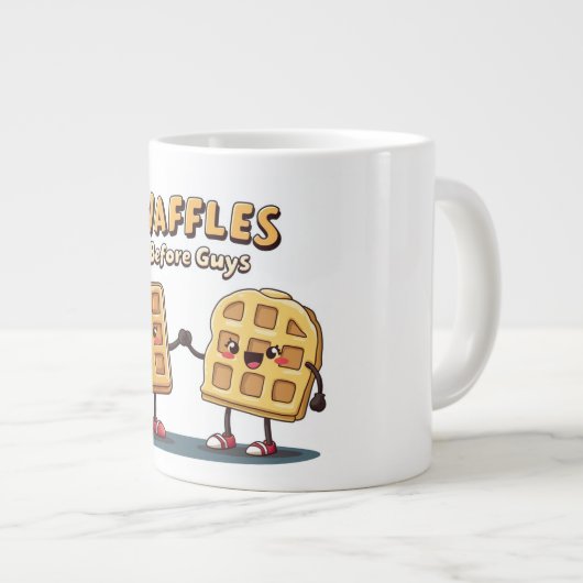 Wafels voor jongens Mok (Voorkant rechts)