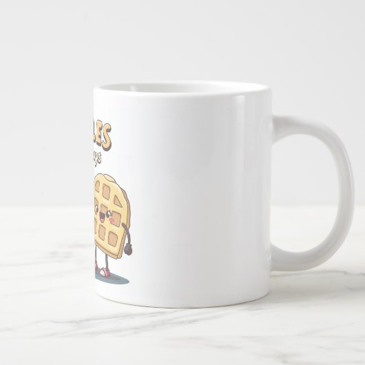 Wafels voor jongens Mok (Rechts)