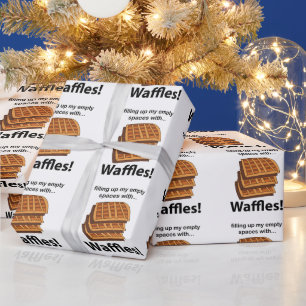 Wafels vullen mijn lege ruimtes met wafels cadeaupapier