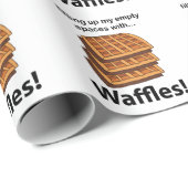 Wafels vullen mijn lege ruimtes met wafels cadeaupapier (Rol Hoek)
