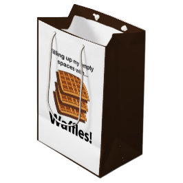 Wafels vullen mijn lege ruimtes met wafels medium cadeauzakje