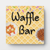 Waffel Bar  Fotoplaat (Voorkant)